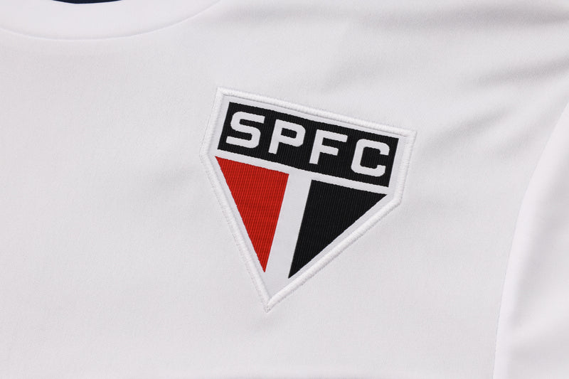 Conjunto São Paulo de Treino 24/25 - Masculino New Balance - Azul e branco