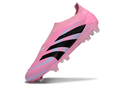 Chuteira de Campo Adidas Predator Elite LL sem cadarço FG - Rosa