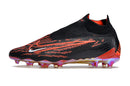 Chuteira de Campo NIKE PHANTOM GX ELITE DF Link FG -  Preto/Laranja