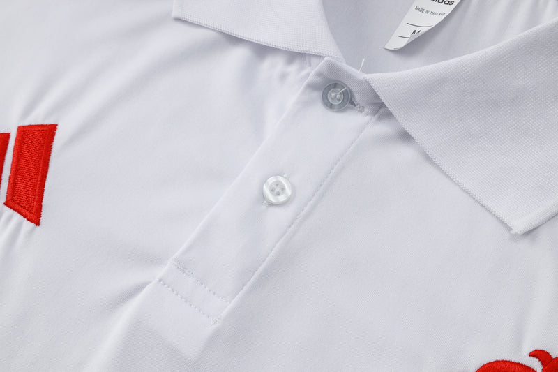 Conjunto Internacional Polo 24/25 - Masculino Adidas - Branco