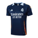Conjunto Real Madrid Treino Camisa manga curta + short 25/26 - Masculino Adidas - azul (gola azul claro)