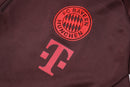 Conjunto Bayern München Treino 24/25 - Masculino adidas - Borgonha Escuro