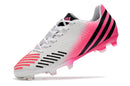Chuteira de Campo Adidas Predator Falcon Retro FG - Branco e rosa