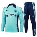 Conjunto Manchester United 24/25 - Masculino Adidas - Verde claro