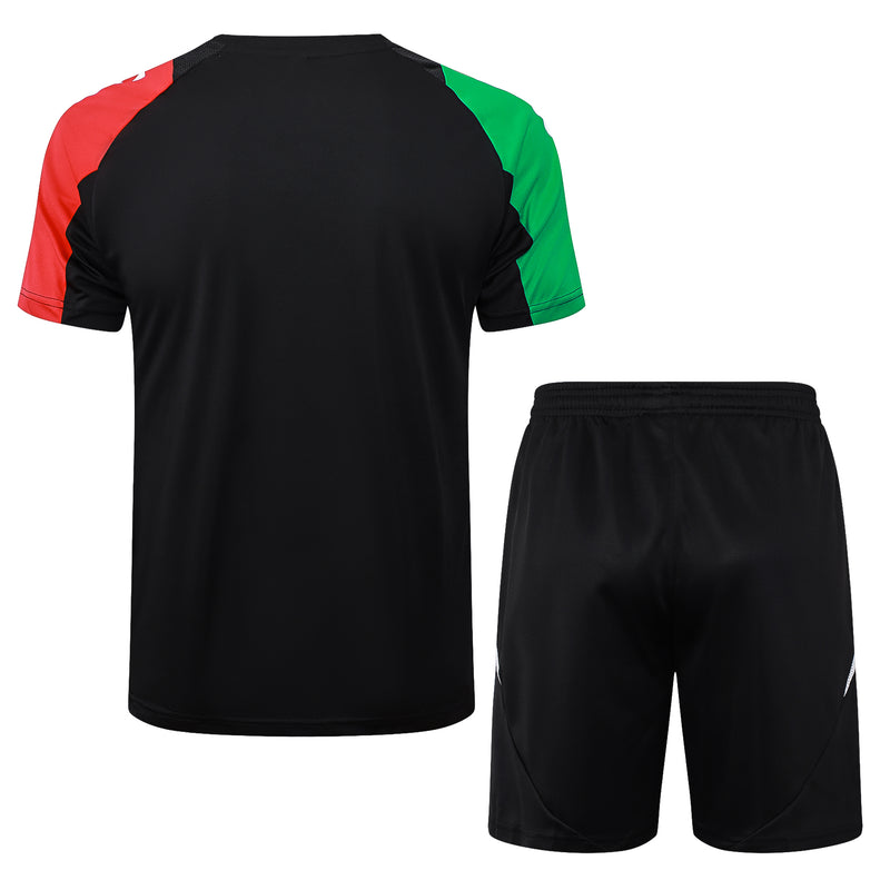 Conjunto Arsenal Treino Camisa manga curta + short 24/25 - Masculino Adidas - Preto