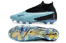 Chuteira de Campo NIKE PHANTOM GX ELITE DF Link FG -  Preto/Azul Agua