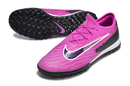 Chuteira de Campo Nike React Phantom GX Pro TF - Rosa/Preto