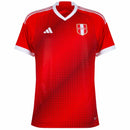Camisa Seleção Peru II 23/24 - Torcedor Adidas Masculina - Vermelha com detalhes em branco e dourado