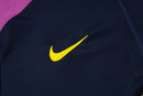 Conjunto Barcelona Treino 24/25 - Masculino Nike - Azul (Ombros Roxos)