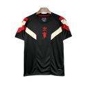 Camisa Manchester United 24/25 - Torcedor Adidas Masculina - Preta com detalhes em branco e vermelho