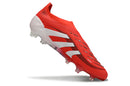 Chuteira de Campo Adidas Predator Elite LL sem cadarço FG - Vermelho