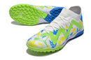 Chuteiras de futebol Puma Future X Powercat Tokyo Match TF - Branco/Verde/Azul
