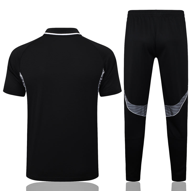 Conjunto Real Madrid Treino 25/26 - Masculino adidas - Preto