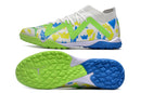 Chuteiras de futebol Puma Future X Powercat Tokyo Match TF - Branco/Verde/Azul
