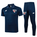 Conjunto São Paulo Polo 24/25 - Masculino New Balance - Azul