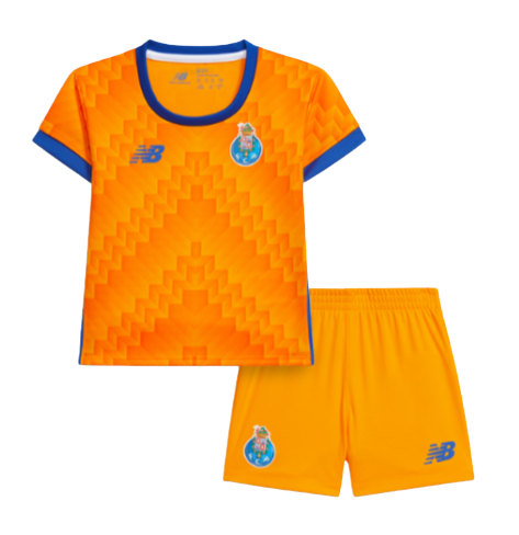 Kit Infantil FC Porto lll 24/25 New Balance - Laranja