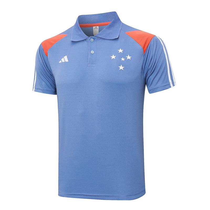 Conjunto Cruzeiro Treino Polo 24/25 - Masculino Adidas - Azul