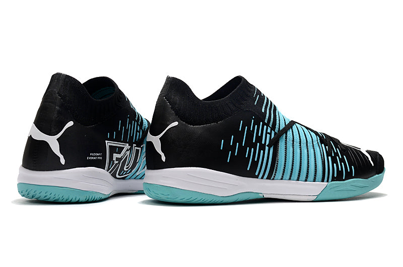 Chuteiras de futebol PUMA FUTURE Z IC - Preta/Azul claro