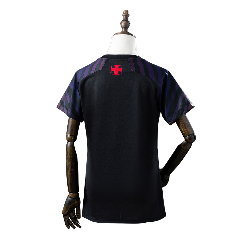 Camisa Do Vasco 24/25 Respeito igualdade inclusão - Torcedor Feminina - Preta