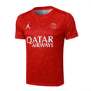 Conjunto Paris Saint-Germain Treino Camisa manga curta + short 24/25 - Masculino Jordan - Vermelho