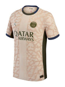 Camisa Paris Saint-Germain lllI 23/24 - Torcedor Nike Masculina - Marrom / Azul celeste / Preto