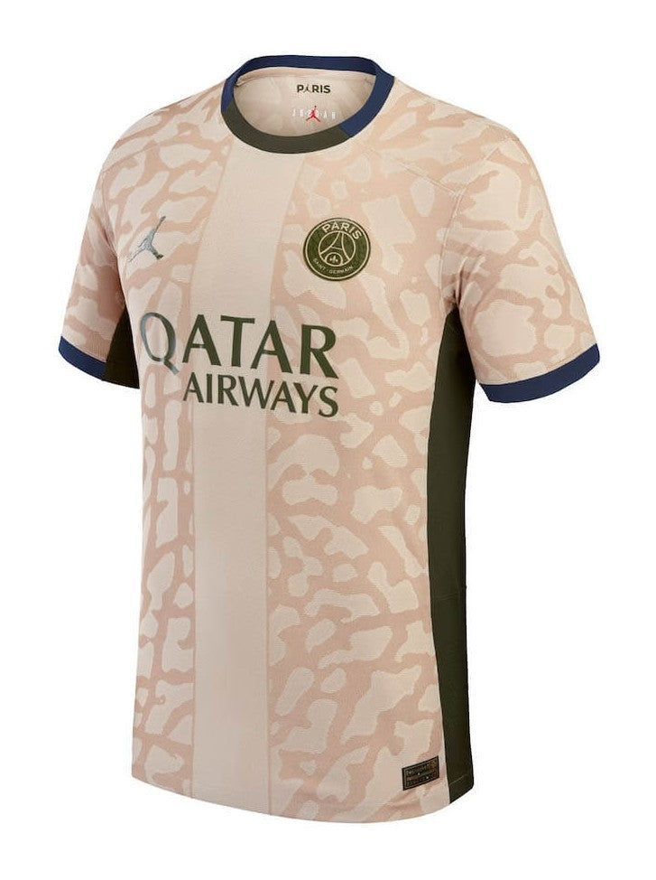 Camisa Paris Saint-Germain lllI 23/24 - Torcedor Nike Masculina - Marrom / Azul celeste / Preto