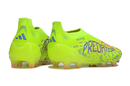 Chuteira de Campo Adidas Predator Elite LL sem cadarço FG - Verde Limão