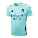 Real Madrid Training Set Short Sleeve Shirt + Shorts 25/26 - Men's Adidas - Light Green