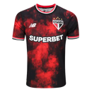Camisa São Paulo III 24/25 - Torcedor New Balance Masculina - Preta e vermelha