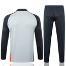 Conjunto Benfica Treino 24/25 - Masculino Adidas - Cinza Preto Laranja e Vermelho