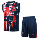 Conjunto Paris Saint-Germain Treino Camisa Regata + short 24/25 - Masculino Nike - azul royal