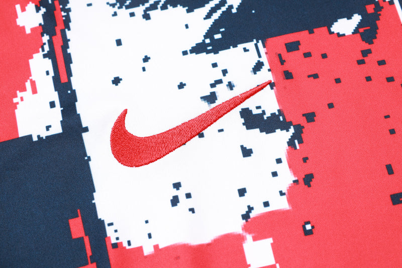 Conjunto Paris Saint-Germain Treino Camisa manga curta + short 24/25 - Masculino Nike - Azul Royal