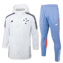 Cruzeiro cotton jacket + Adidas 24/25 pants - White - Black - Blue
