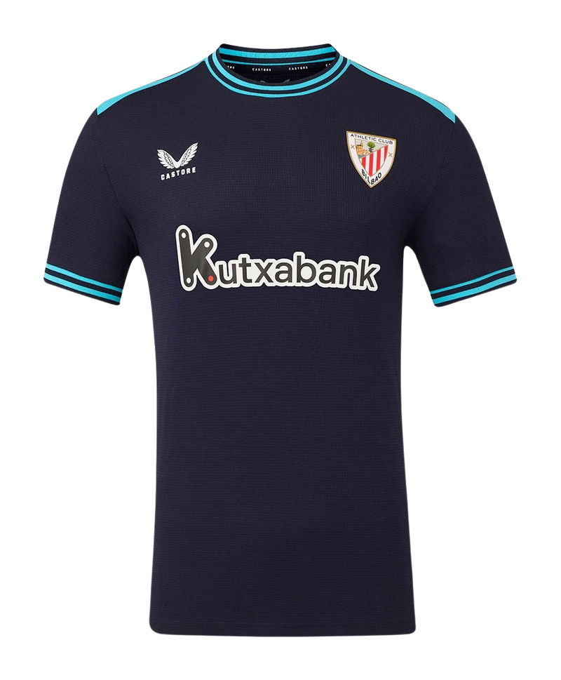 Camisa Athletic Bilbao Il 25/26 Torcedor Castore Masculina - Azul marinho