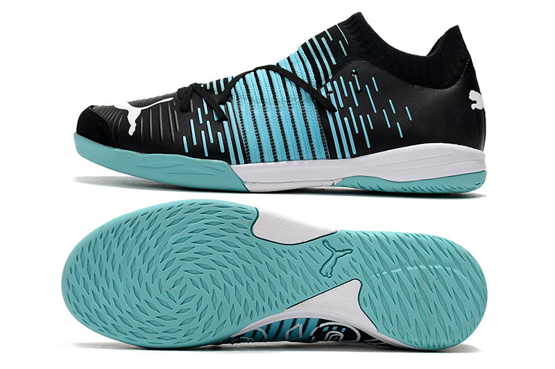 Chuteiras de futebol PUMA FUTURE Z IC - Preta/Azul claro
