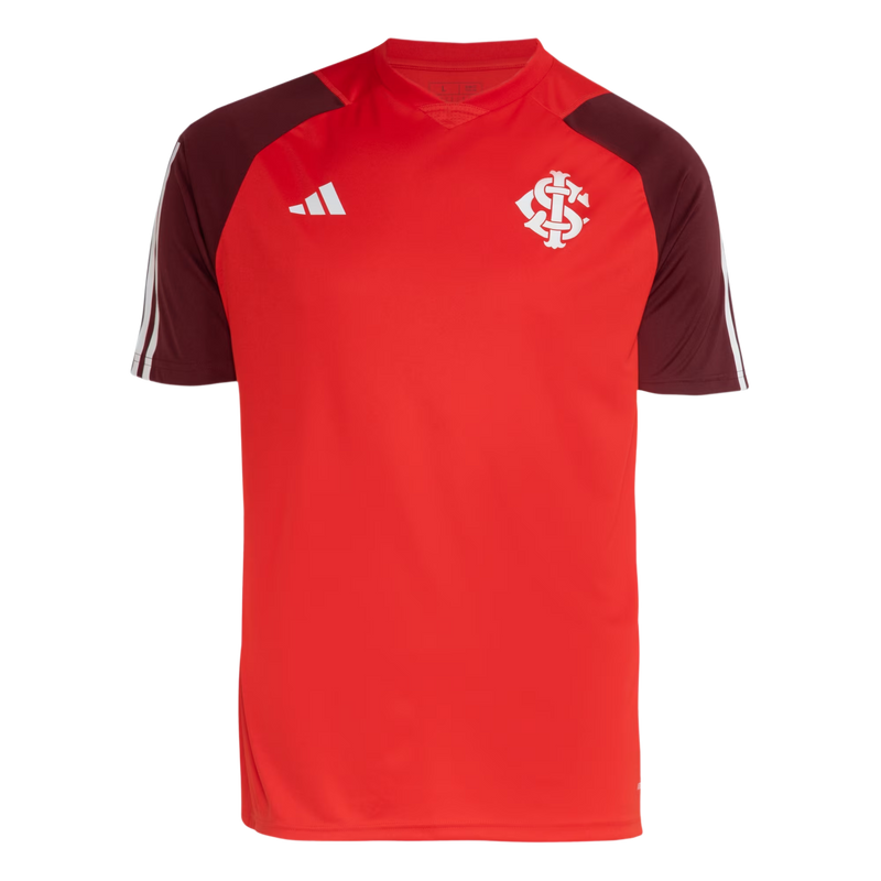 Camisa Internacional Treino 24/25 - Torcedor Adidas Masculina - Vermelha e vinho