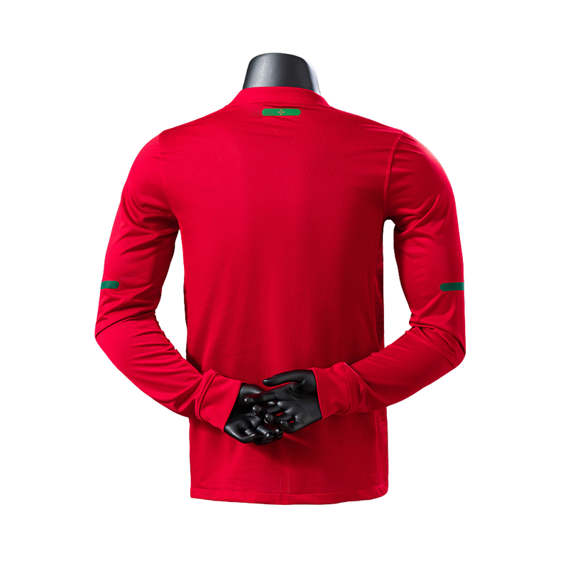 Camisa Do Portugal l Retrô 2010 Manga Longa - Jogador Masculina