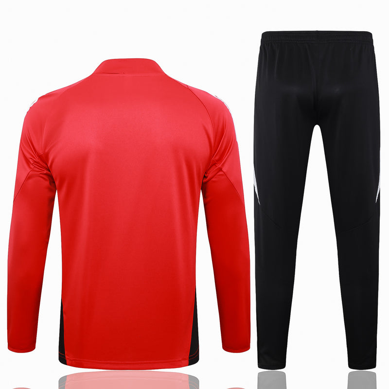 Conjunto Manchester United 24/25 - Masculino Adidas - Vermelho