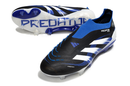 Chuteira de Campo Adidas Predator Elite LL sem cadarço FG - Azul