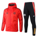 Casaco de algodão com calça Bayern Mûnchen 24/25 Adidas - Preto - Vermelho
