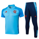 Conjunto Flamengo Treino 24/25 - Masculino Adidas - Azul