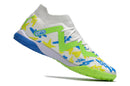 Chuteiras de futebol Puma Future X Powercat Tokyo Match TF - Branco/Verde/Azul