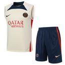 Paris Saint-Germain Training Set Tank Top Shirt + Shorts 24/25 - Men's Nike - Apricot
