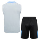 Conjunto Tottenham Treino Camisa Regata + short 24/25 - Masculino Puma - Branco