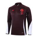 Conjunto Bayern München Treino 24/25 - Masculino adidas - Borgonha Escuro