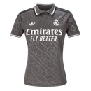 Camisa Real Madrid III 24/25 - Torcedor Adidas Feminina - Cinza