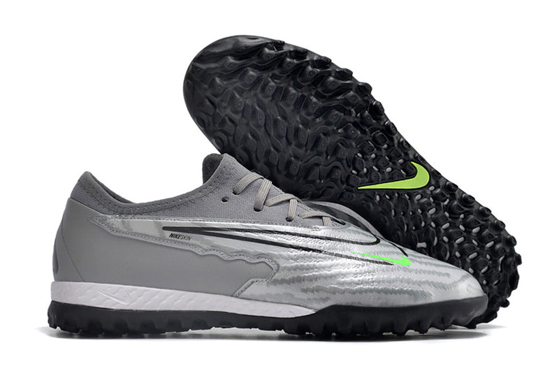 Chuteira de Campo Nike React Phantom GX Pro TF - Cinza