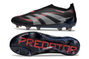 Chuteira de Campo Adidas Predator Elite LL sem cadarço FG - Preto