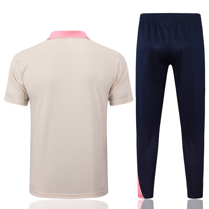 Conjunto Barcelona Treino 25/26 - Masculino Nike - Bege