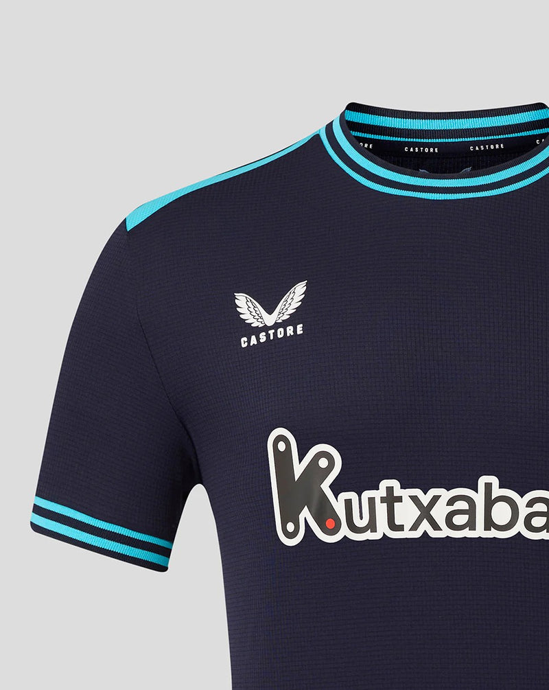 Camisa Athletic Bilbao Il 25/26 Torcedor Castore Masculina - Azul marinho